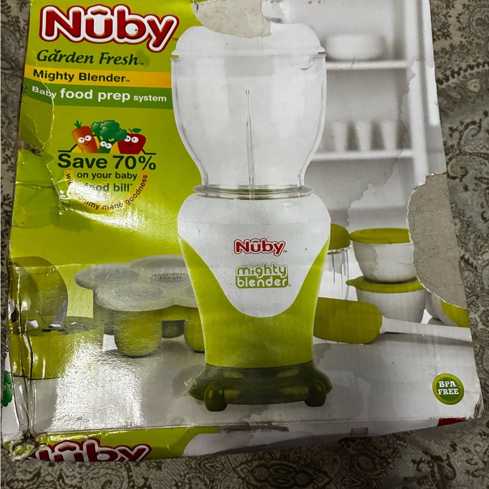 Nuby Mighty Blender - Vibrant Green